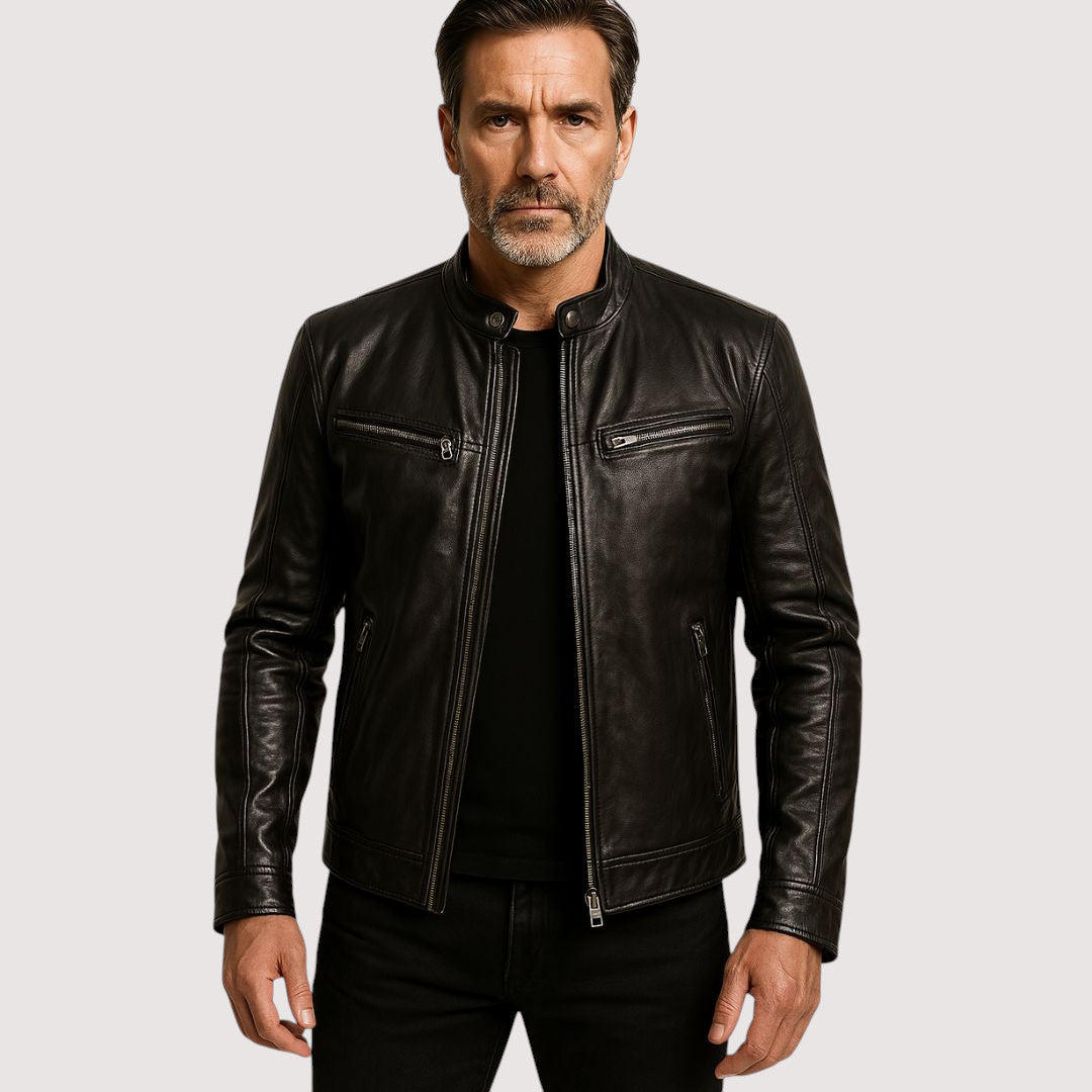 Fran | Chaqueta de cuero para hombre