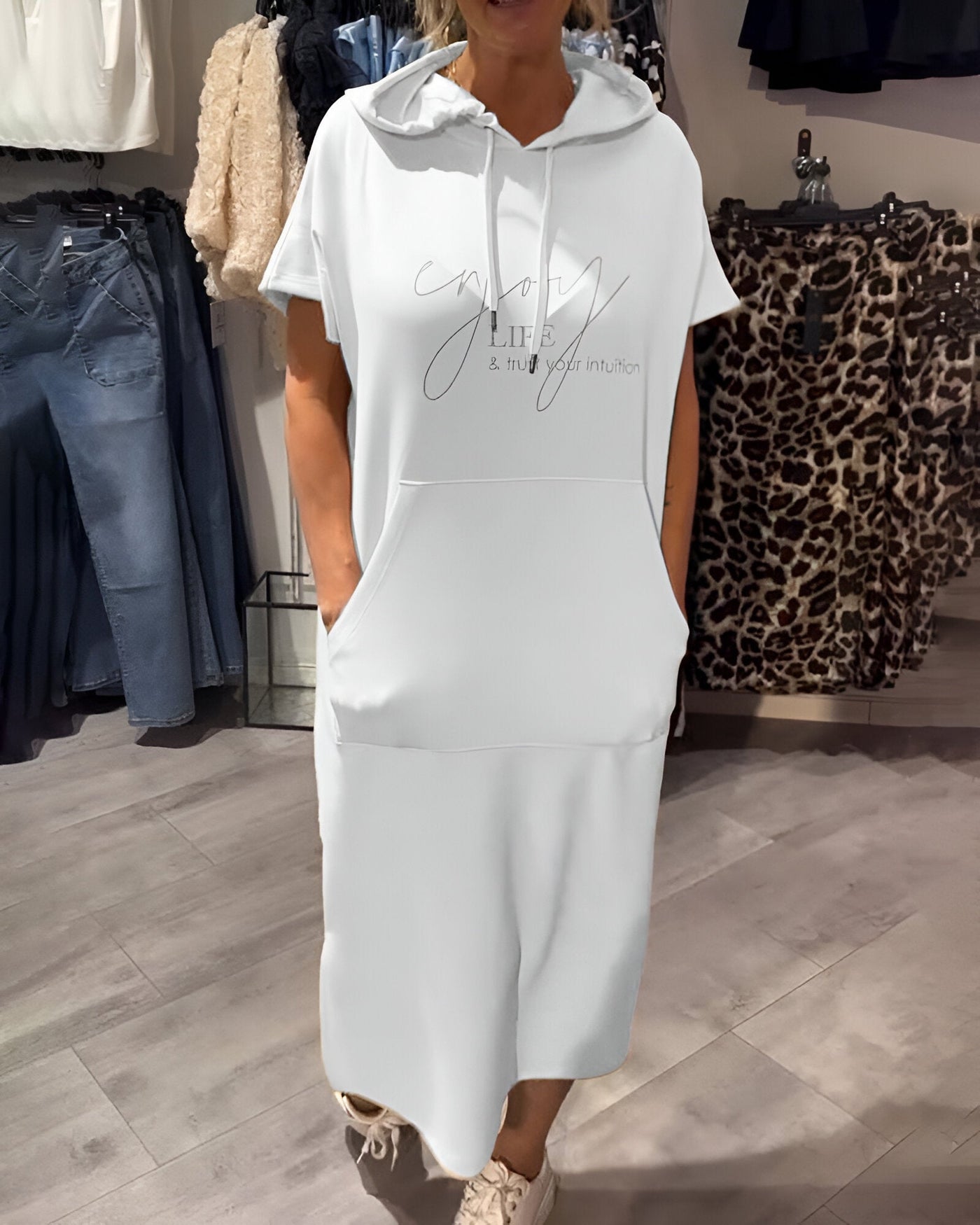 Lucia | Vestido con capucha casual