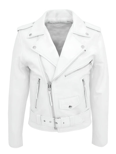 Fabro | Chaqueta de cuero clásica de motorista