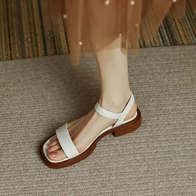 Carol - Sandalia casual de cuero