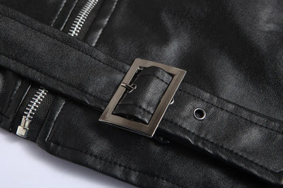 Fabro | Chaqueta de cuero clásica de motorista