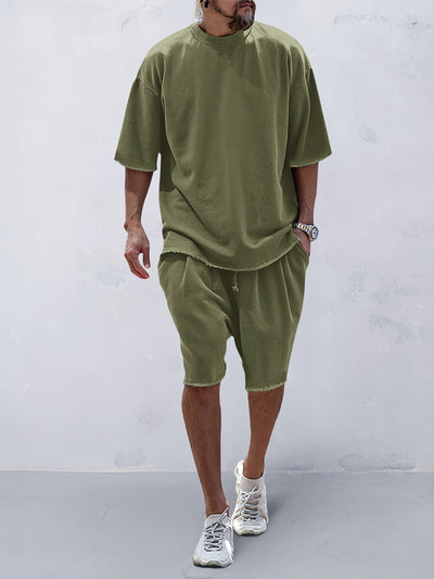Conjunto deportivo casual liso