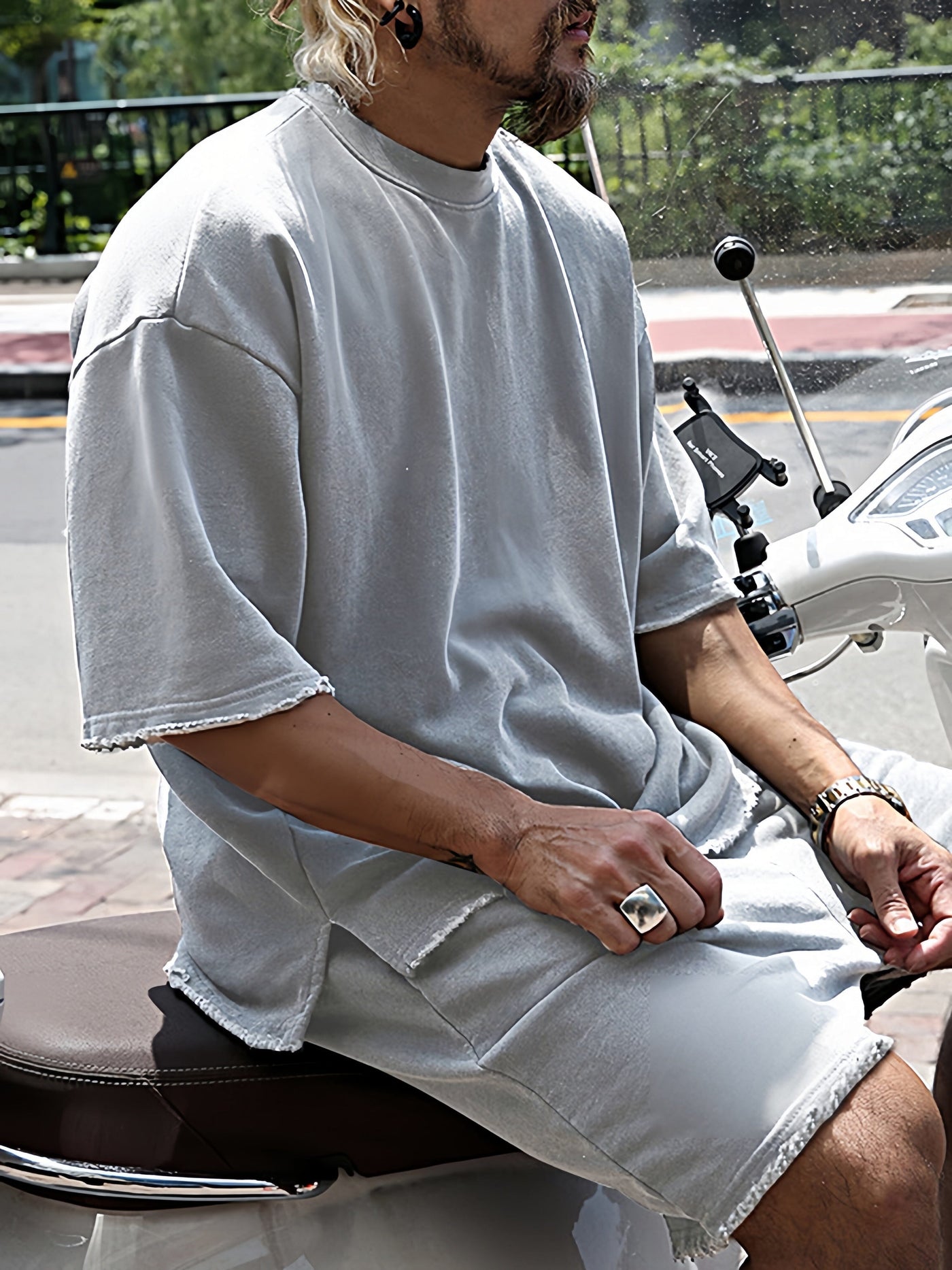 Conjunto deportivo casual liso