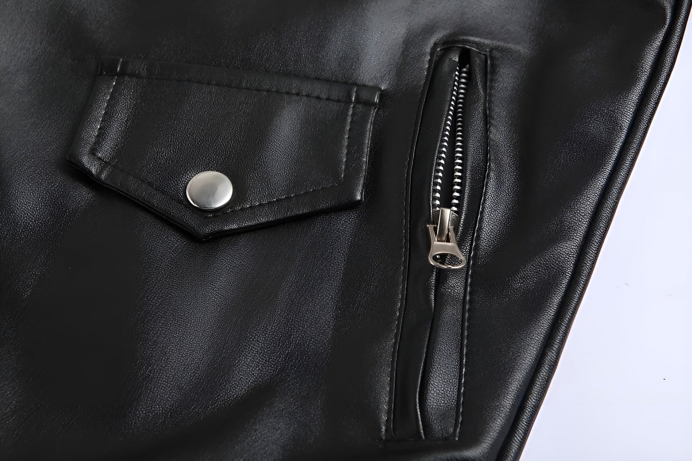 Fabro | Chaqueta de cuero clásica de motorista