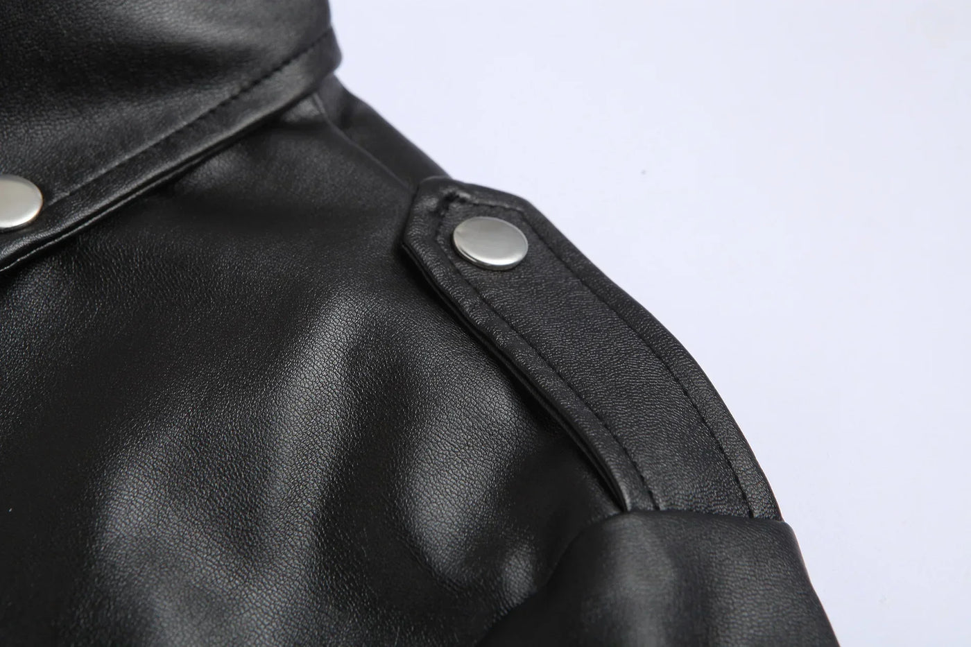 Fabro | Chaqueta de cuero clásica de motorista