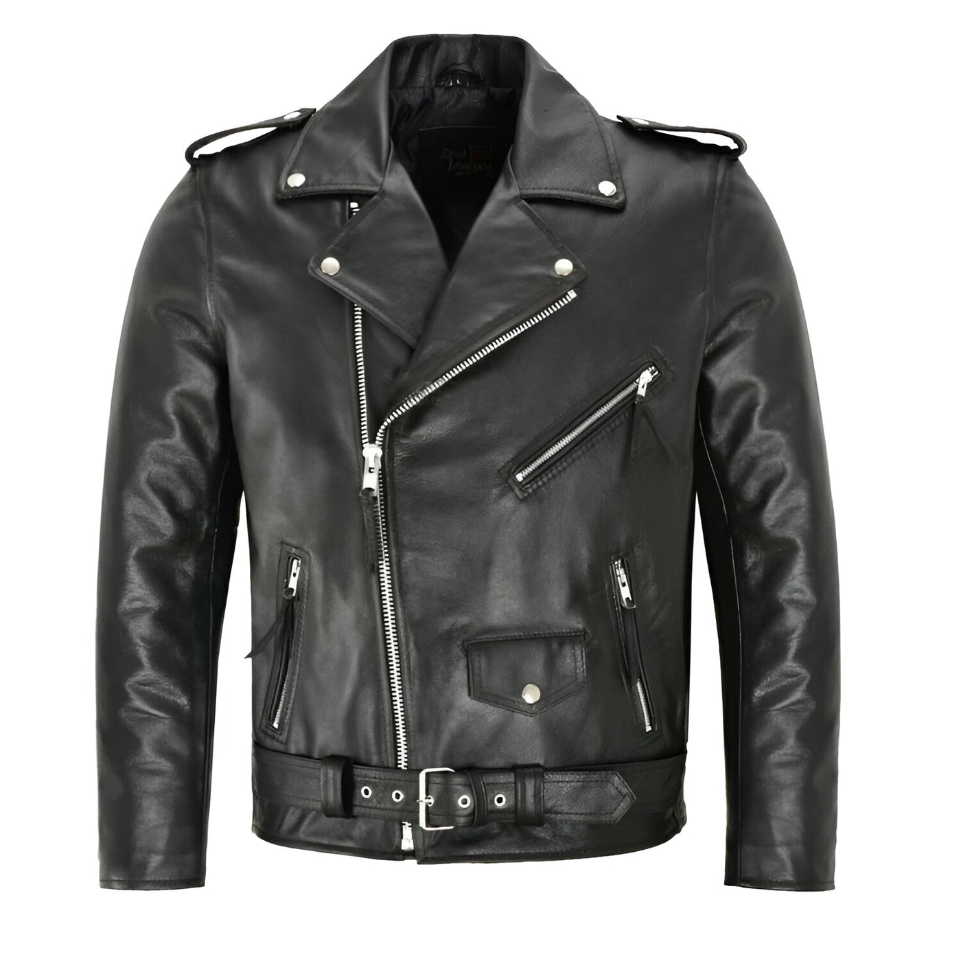 Fabro | Chaqueta de cuero clásica de motorista