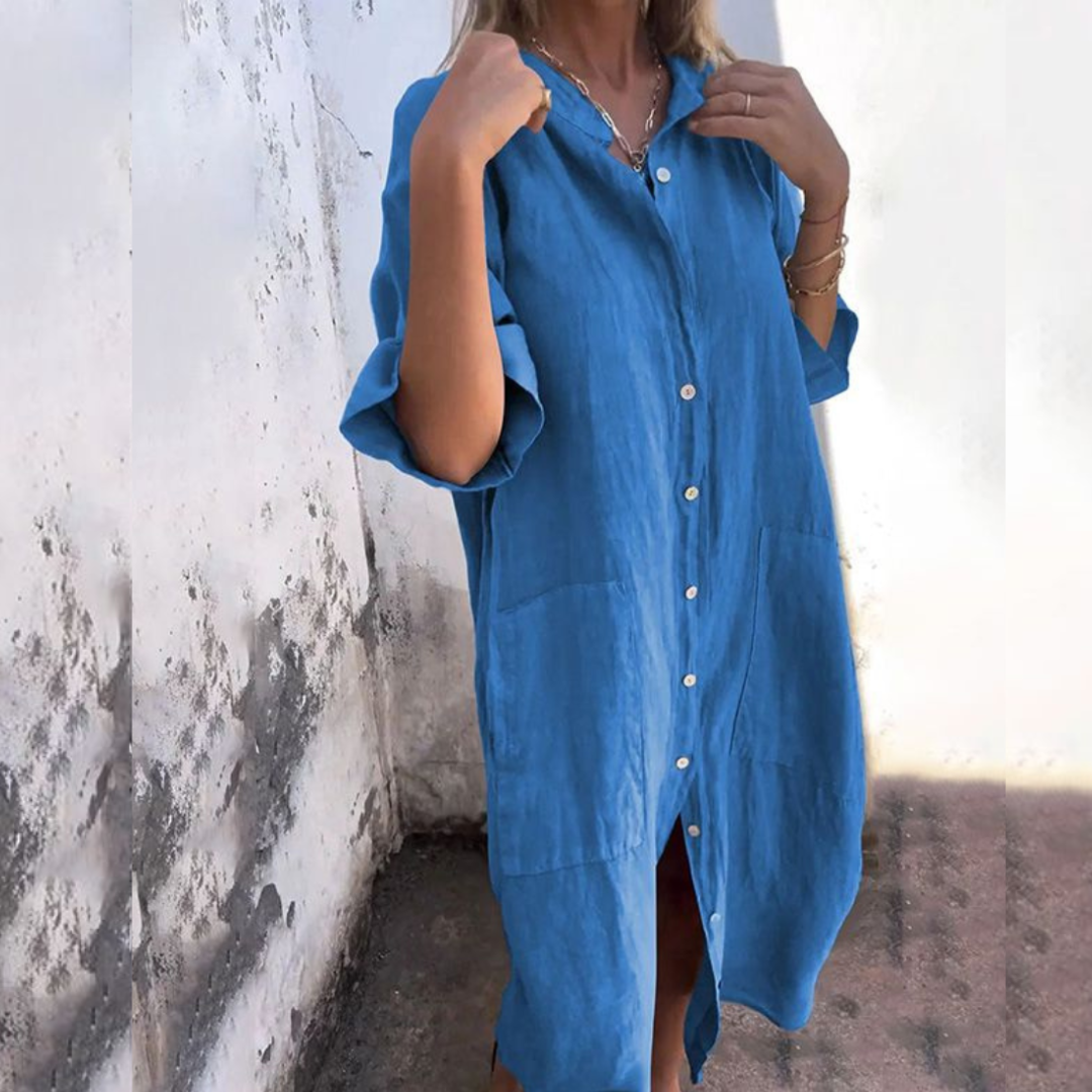 Julia | Vestido de verano desenfadado con un toque Ibiza