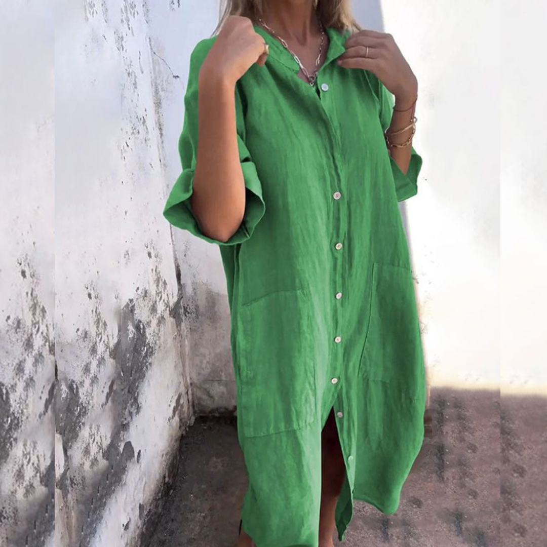 Julia | Vestido de verano desenfadado con un toque Ibiza